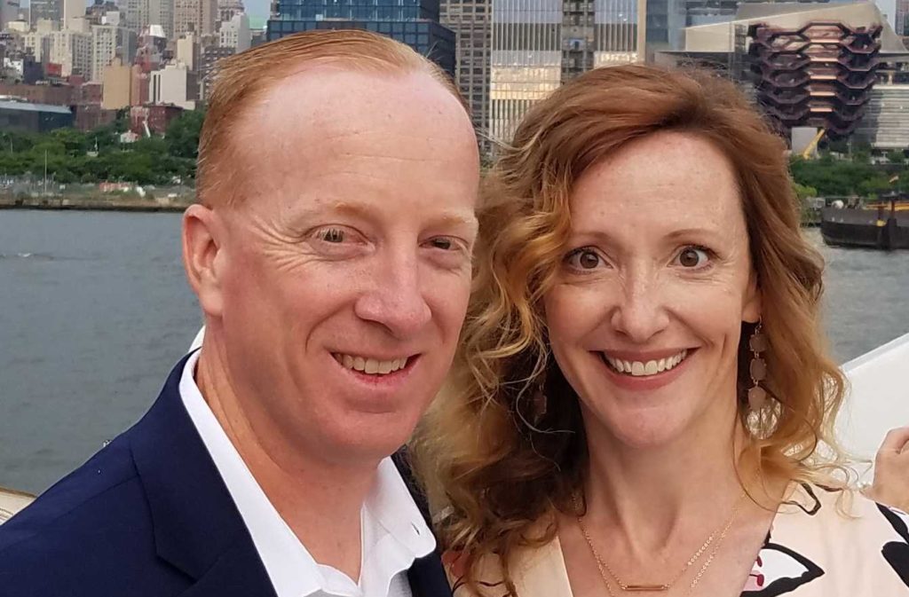 Jennette Barry with husband, Amos